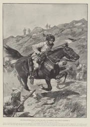 Der indische Grenzaufstand, Rettung der Kanonen, ein Vorfall der Aktion vom 16. September